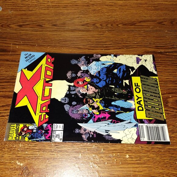X-Factor #70 (Marvel Comics, 1991) Newsstand - Picture 3 of 3